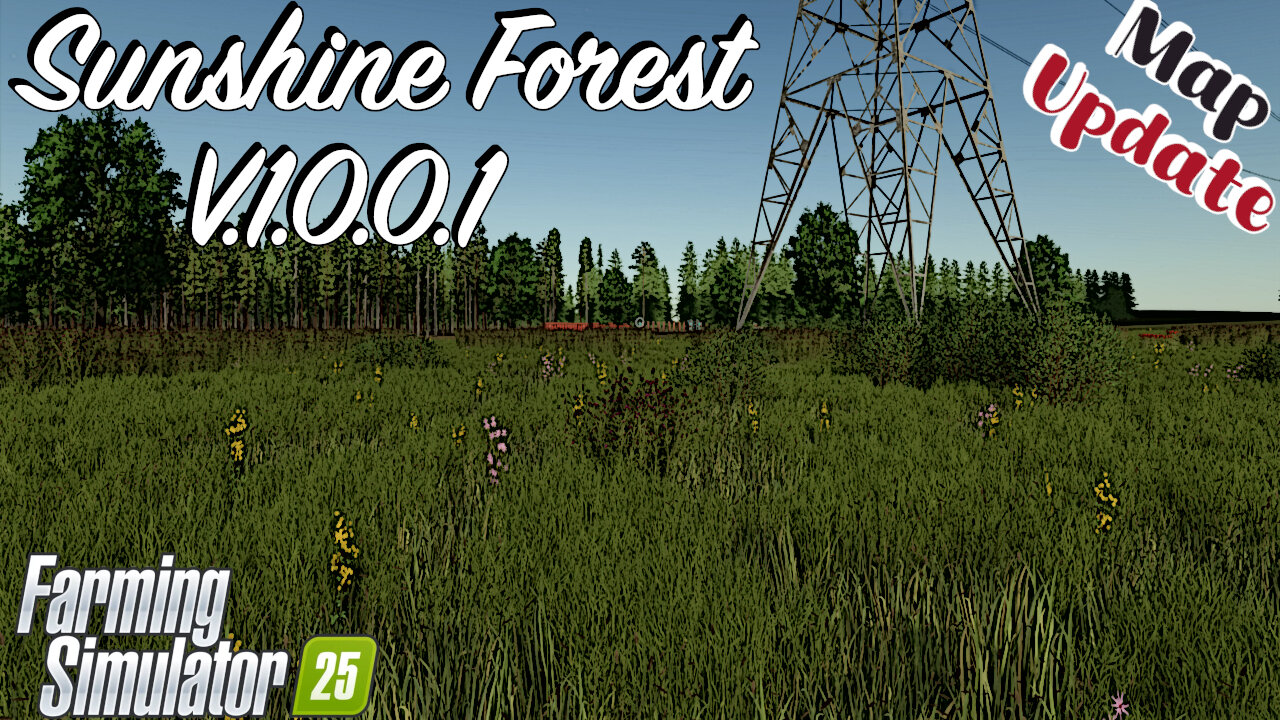 Map Update | Sunshine Forest | V.1.0.0.1 | Farming Simulator 25