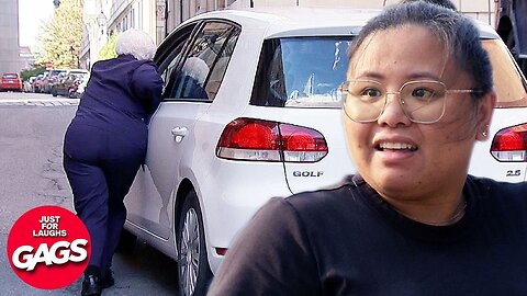 Strongest 80 Year Old Woman | Just For Laughs Gags