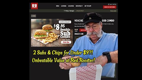 Red Rooster $8.95 Double SUB Combo Meal Deal 🇦🇺