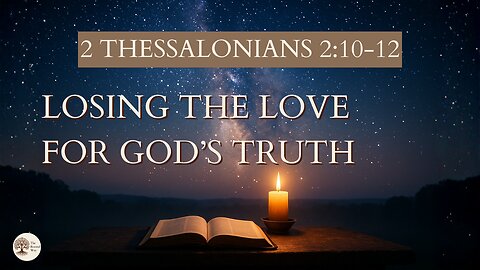 Losing the Love for God’s Truth | 2 Thessalonians 2:10-12