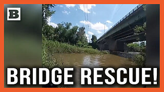 This Officer Heard Kids Screaming and Jumped Right into the River!