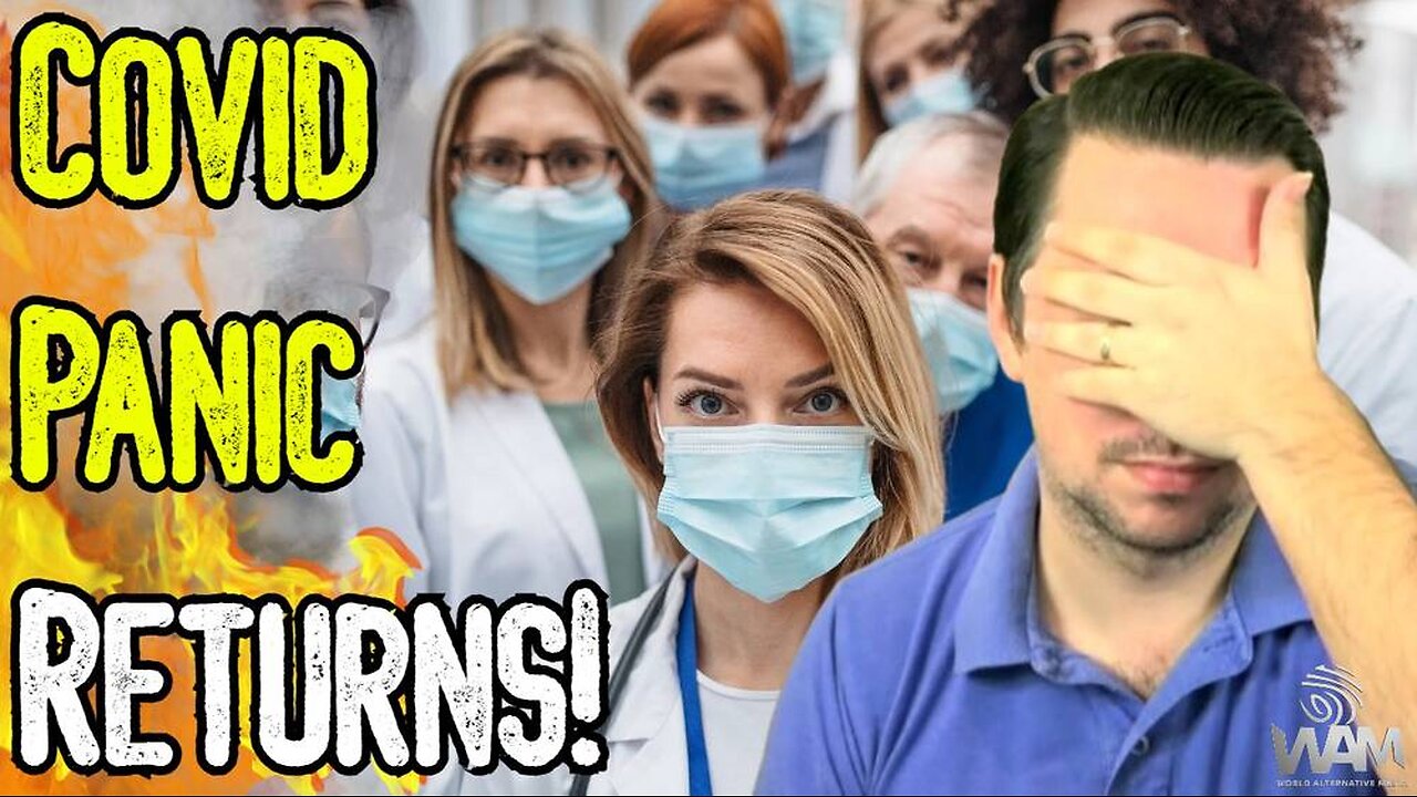 COVID PANIC RETURNS! - Masks Recommended In California! - Trump Questions Covid Vaccines