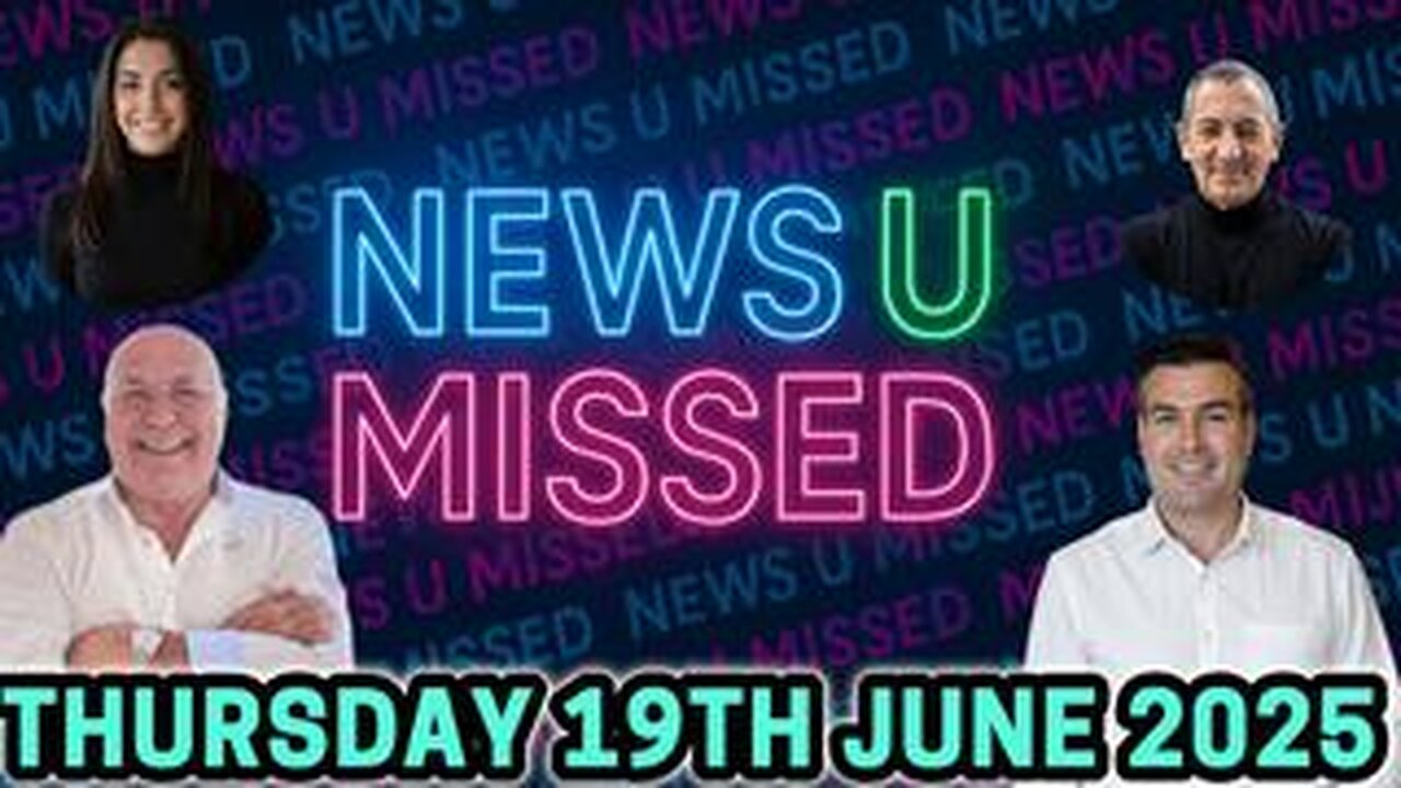 DAILY NEWS WITH CHARLIE WARD, PAUL BROOKER & WARREN THORNTON THURSDAY 19TH JUNE 2025