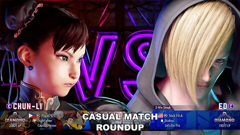 Kuya Kalbo SF6 Casual Match Roundup. Chun Li 4 star Diamond Rank [Hori Fight Stick]
