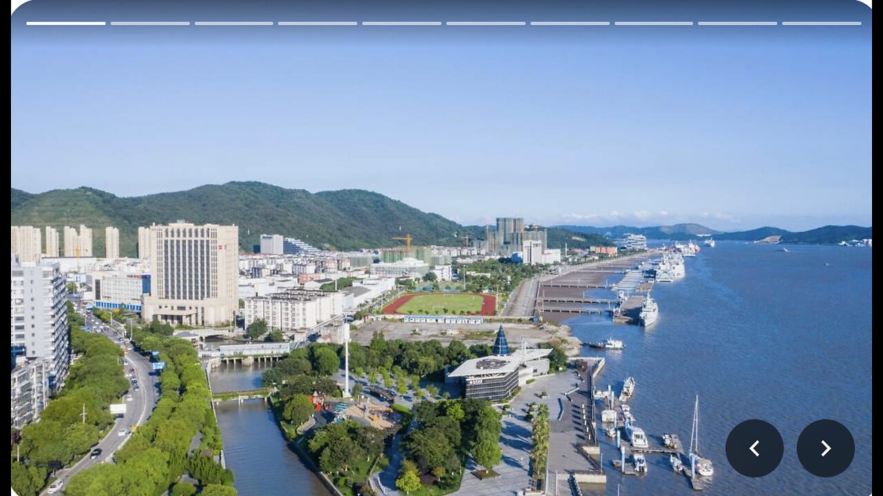 Zhoushan City in China