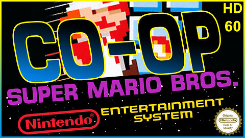 Super Mario Brothers CO-OP. (Nintendo / NES). Lets Play. PugmanPlays HD.