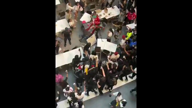 violent incidents break out at Pentagon City Mall in Arlington, Virginia.