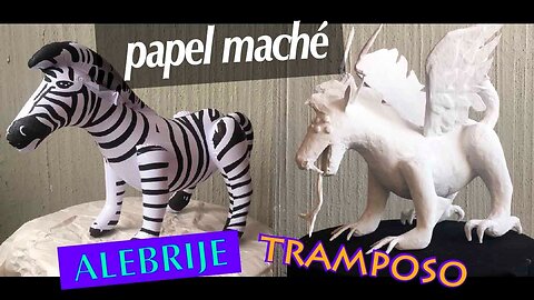 Alebrije Tramposo PARTE 1 - Como hacer un alebrije fácil y rápido