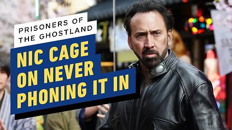 Prisoners of the Ghostland Interview - Nicolas Cage on Never Phoning It In