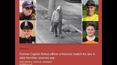 Former Capitol Police Officer Shauni Kerkhoff is a 94% Forensic Match for J6 Pipe-Bomber