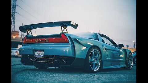 Blue ACURA NSX in Los Angeles