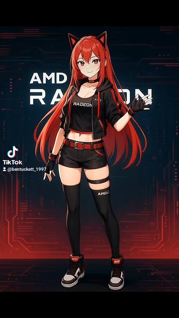 AMD RADEON VTUBER MASCOT (Concept)