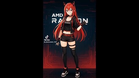 AMD RADEON VTUBER MASCOT (Concept)