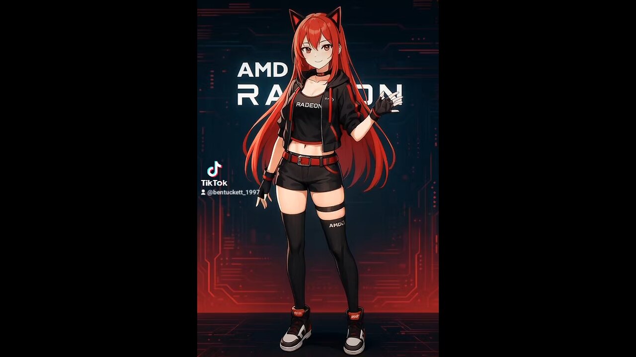 AMD RADEON VTUBER MASCOT (Concept)