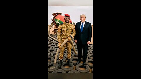 Ibrahim Traoré Road Construction On Tyres in Desert Surprised Trump
