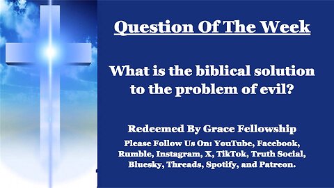 The RBGF LIVE "Question Of The Week"
