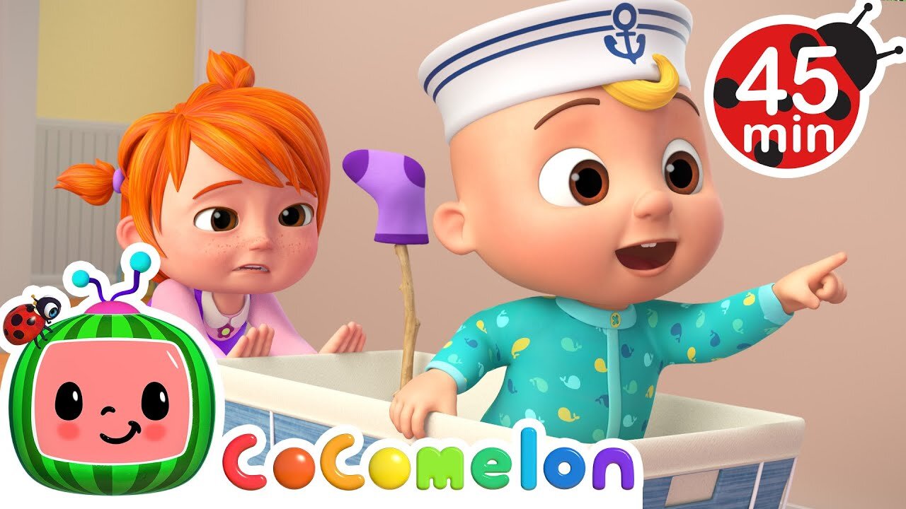 Row Row Row Your Boat, Bath Song, Wheels on the Firetruck + MORE CoComelon Nursery Rhymes & Songs