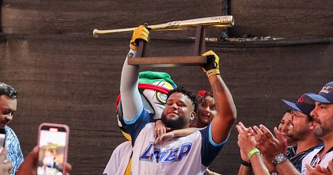 Wilson García es el primer campeón del HR Derby de la LMBP