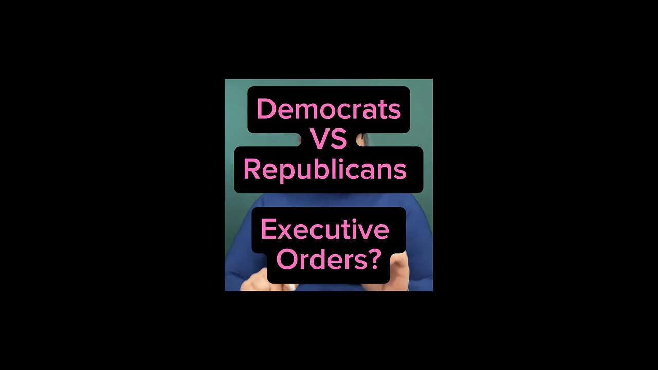 R vs D — Executive Orders 😂