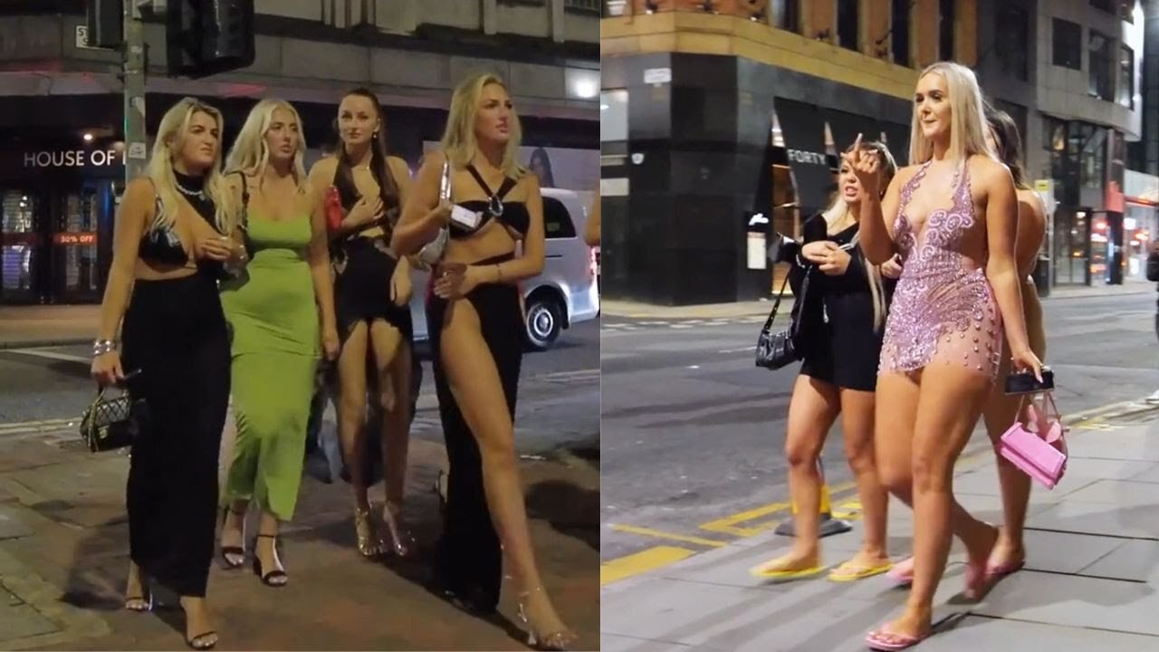 Manchester Nightlife 🌃 | Experience the amazing atmosphere and the best moments 🎉🔥 in stunning 4K 🇬🇧