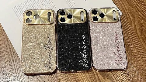 Custom DIY Personalized Name Diamond Glitter Phone Suitable for Iphone 17