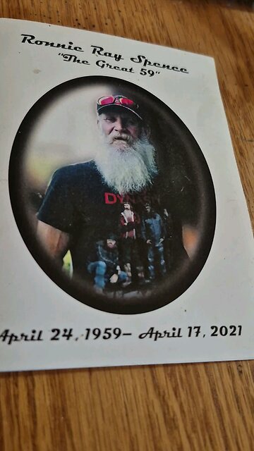 In memory of "Ronald Ray Spence" coffin nail tough