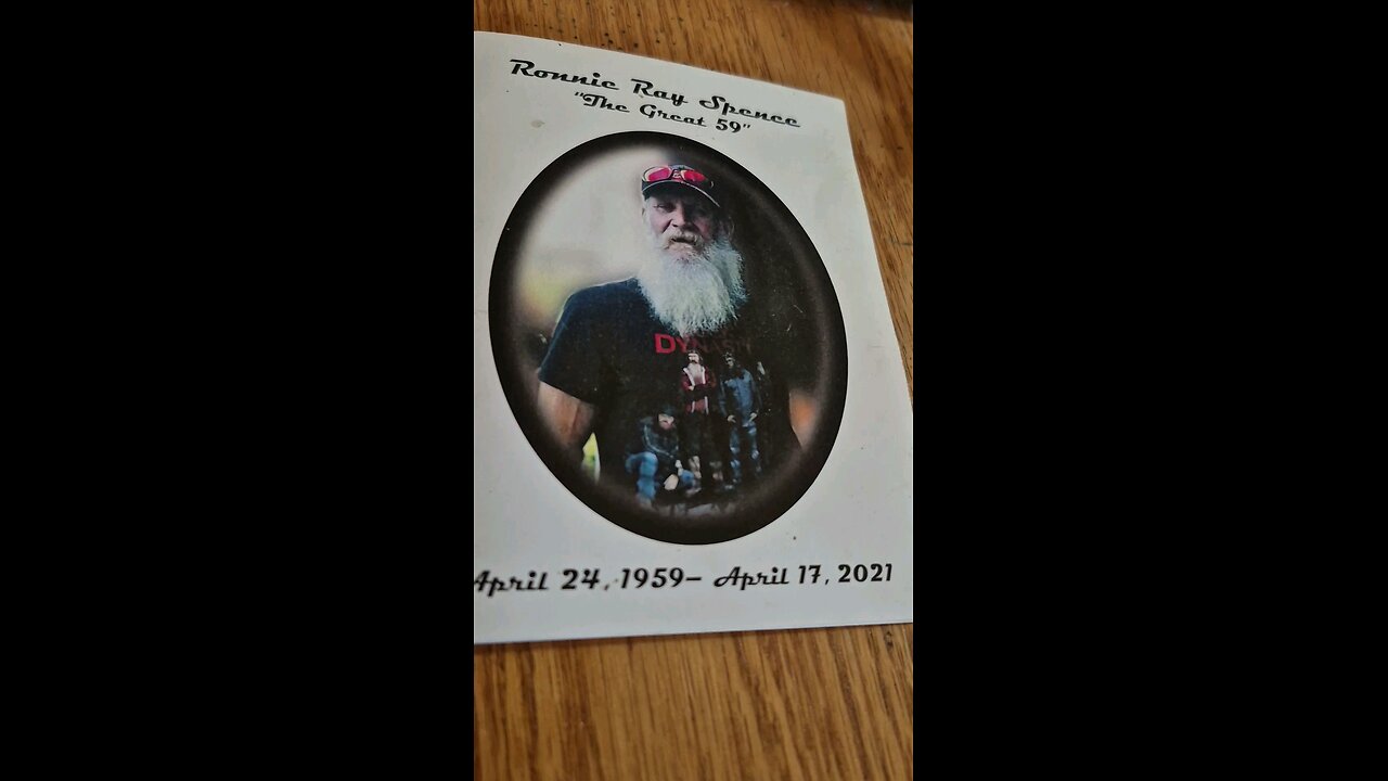 In memory of "Ronald Ray Spence" coffin nail tough