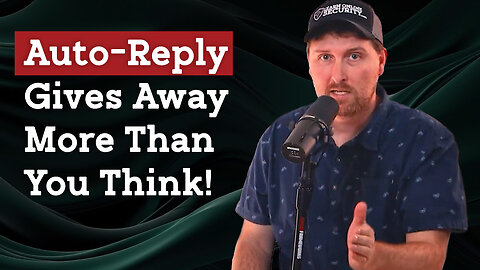 Auto-Replies & Red Flags: What You're Missing in Cybersecurity 🚩