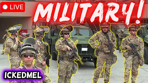 BREAKING: MILITARY FLOODS Downtown Los Angeles!