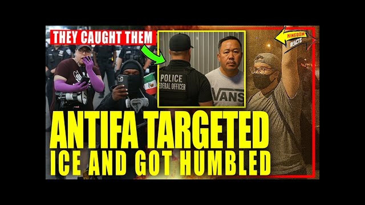 ICE Goes from Being Targeted by Antifa Rioters… to Mass Arrests Right in Front of Their Faces