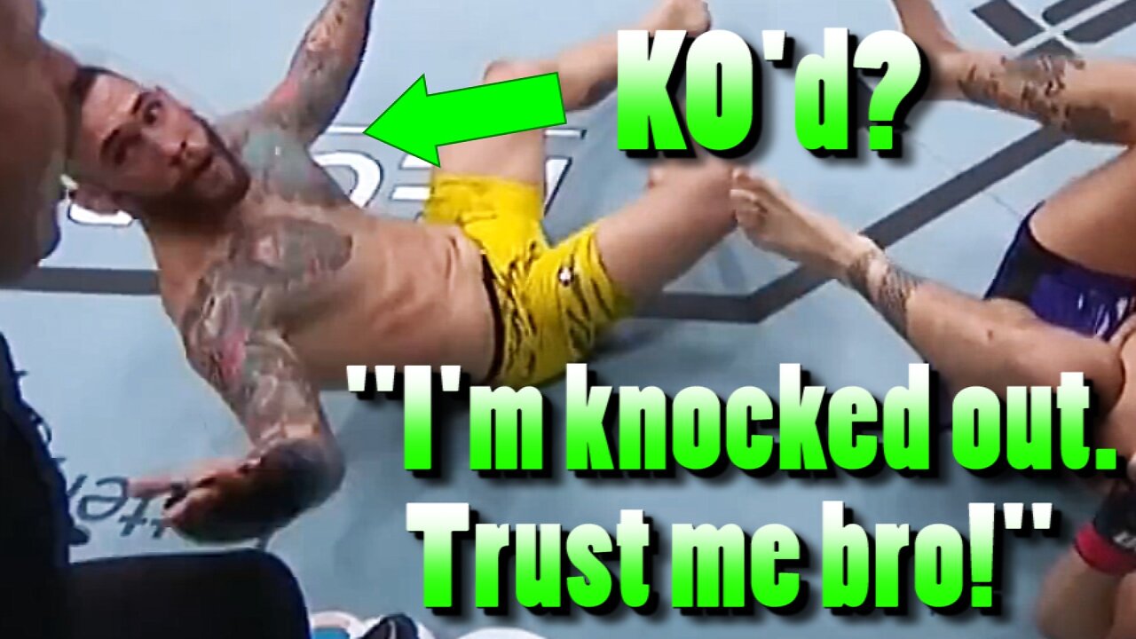 Rodolfo Bellato FAKES being knocked out after Paul Craig illegal kick | Pure COMEDY LOL