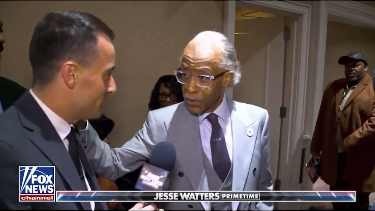 Johnny crashes Reverend Al Sharpton’s D-E-I Convention