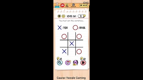 You must Win this. Somehow ...! Brain test level 261!