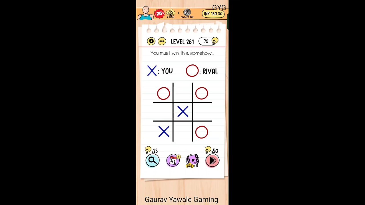 You must Win this. Somehow ...! Brain test level 261!