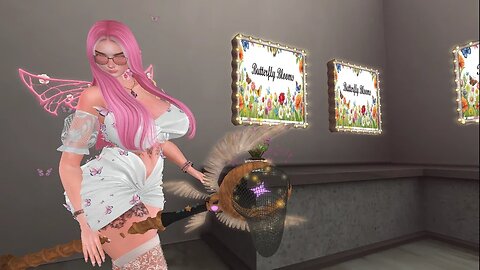 Hunting Butterflies @ Butterfly Blooms, Second Life - Celestial Butterfly Livestream