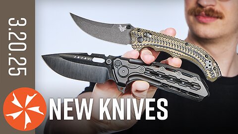 Bedlam and Dropping Points - New Knives March 20th, 2025 at KnifeCenter