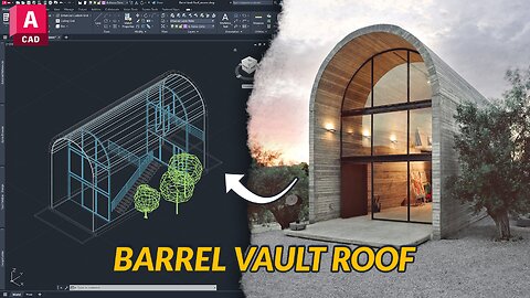 BARREL VAULT ROOF in AutoCAD Architecture