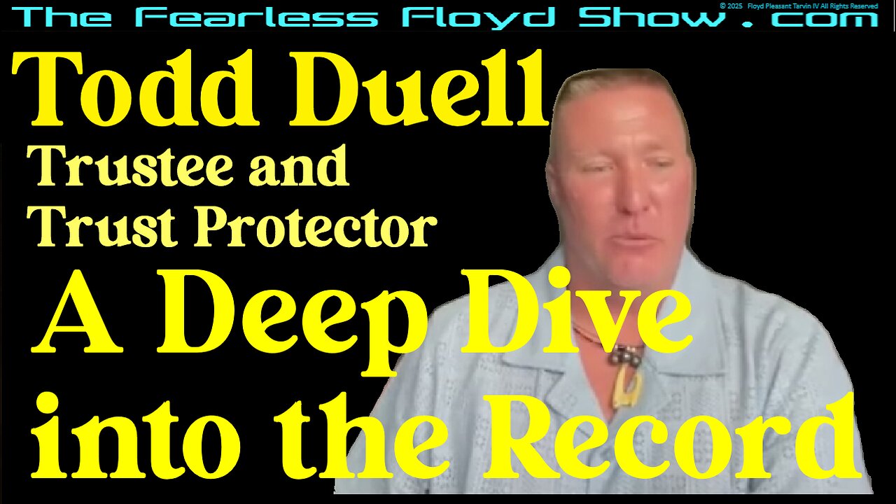 Todd Duell: Is this guy for Real? Let's read the Record!