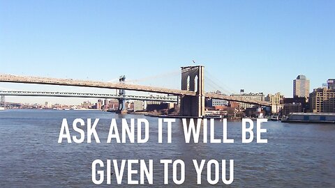 Given to Those Who Ask. Luke 11:13