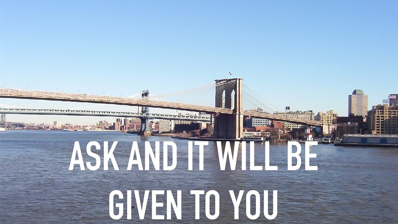 Given to Those Who Ask. Luke 11:13