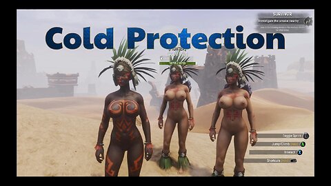 Conan Exiles beginners guide cold protection early busty boobs breast expansion #conanexiles