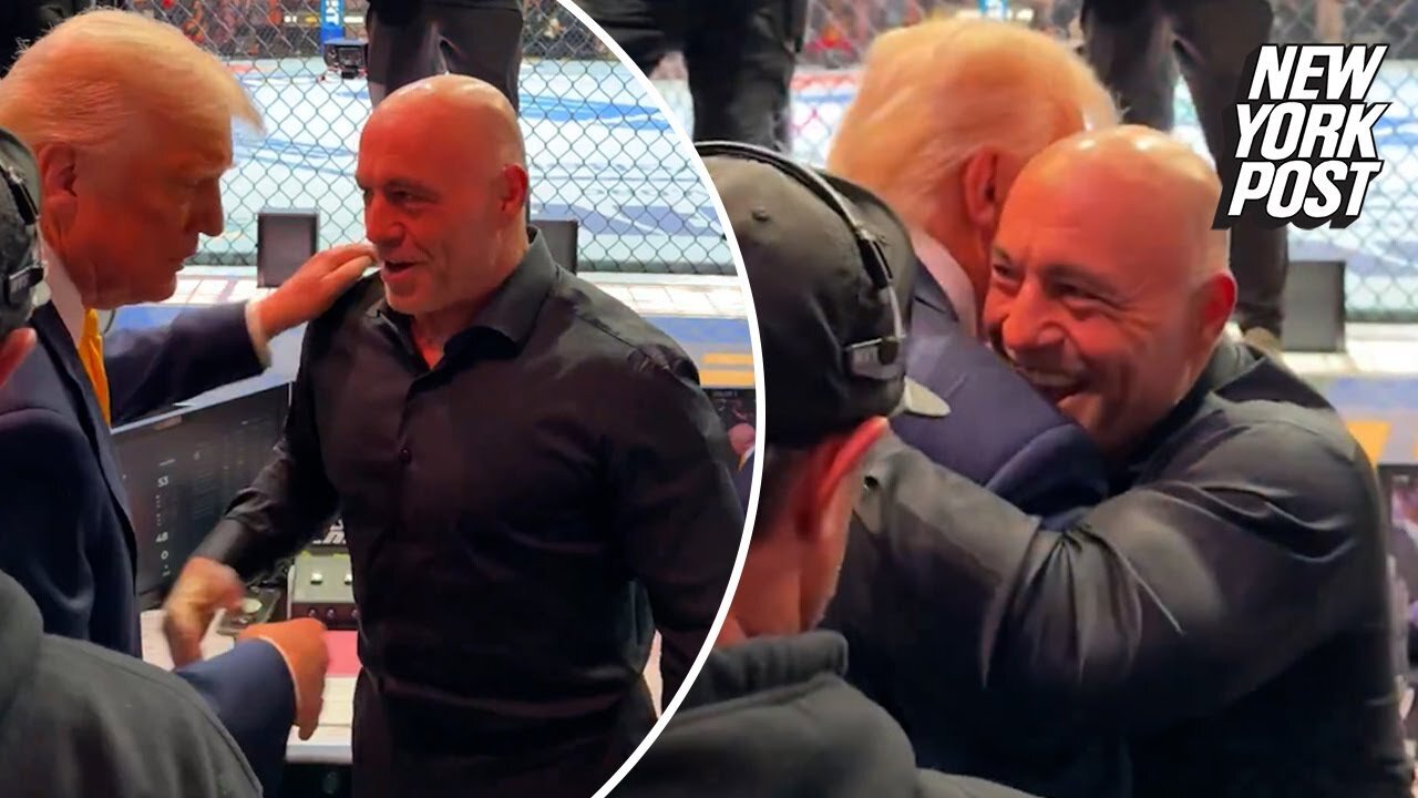 Joe Rogan warmly embraces Trump 'I'm so happy for you, sir!
