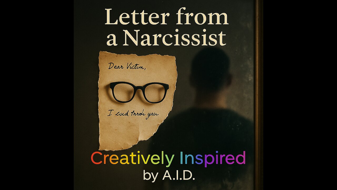 Letter from a Narcissist #musicvideo