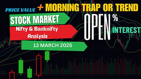 13 March Morning Trade Nifty50 Analysis #optiontradingstrategy #optiontradingcourse #trading