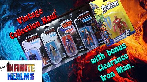 Star Wars Vintage Collection Haul and bonus Clearance Iron Man