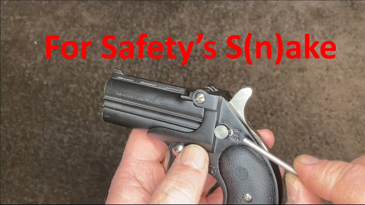 Cobra CB38 Derringer - Safety Repair