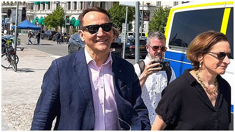 Polish FM Radoslaw Sikorski Asked Again About Nord Stream Outside Bilderberg