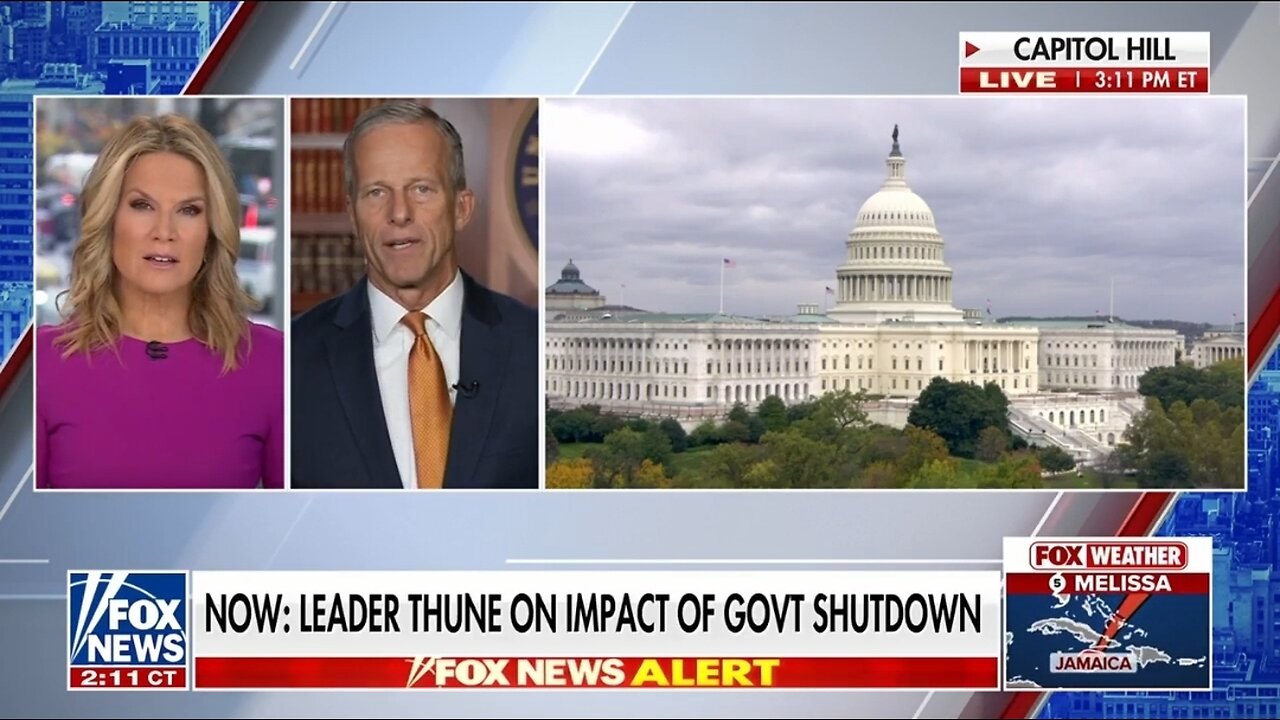 Sen Thune: We're Going Around Schumer To Negotiate Opening Up Govt
