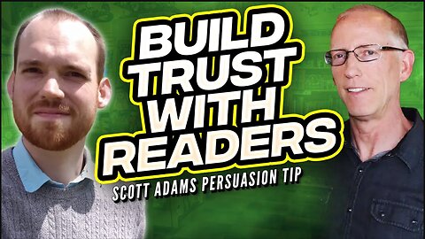 Scott Adams: How to Build Trust with Readers ft Celebrity Ghostwriter and Writing Coach Joshua Lisec