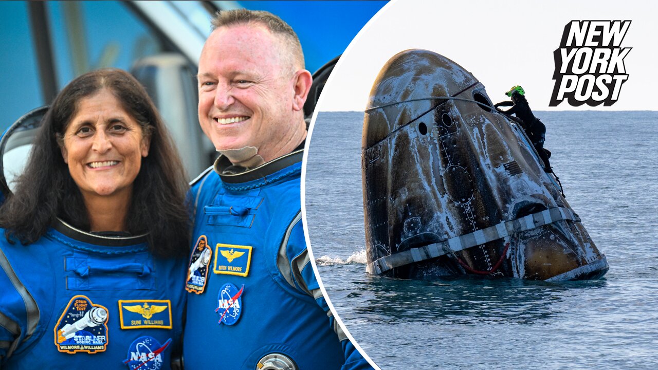 NASA’s SpaceX Crew-9 astronauts Hague, Williams and Wilmore address media